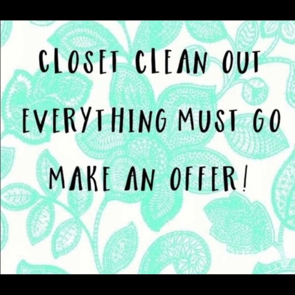 Don’t be shy, make an offer! Everything must go💓